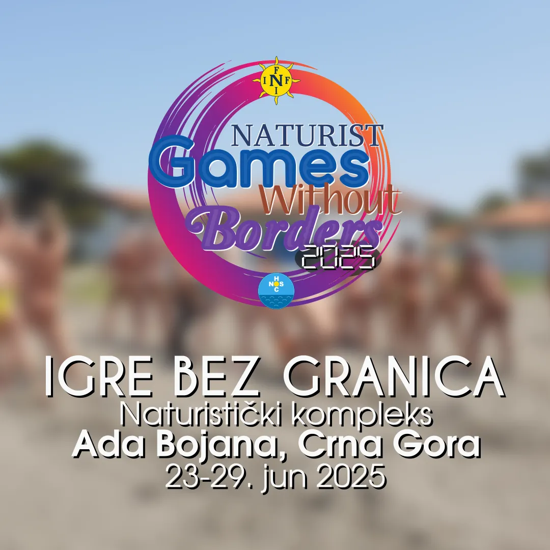 Nove međunarodne naturističke Igre bez granice 2025 na Adi Bojani (Crnoj Gori)